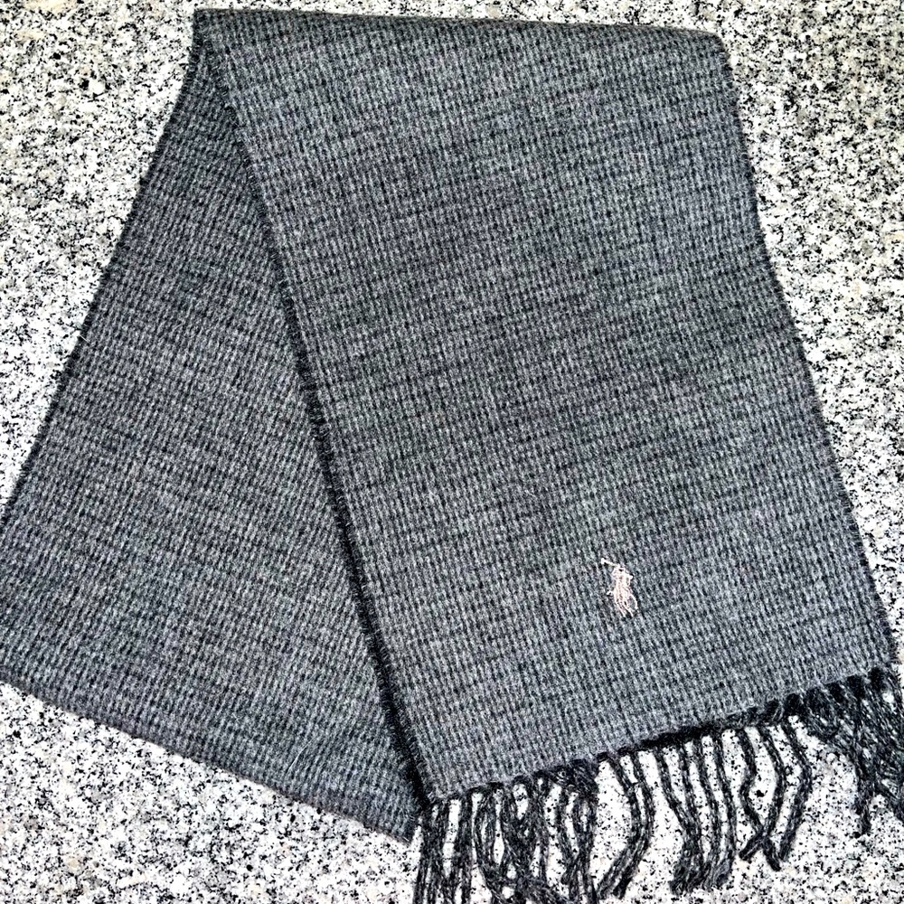 NWOT Polo Ralph Lauren Reversible Wool Scarf